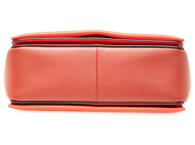 Céline Borsa a spalla in pelle arancione Celine - vista 3