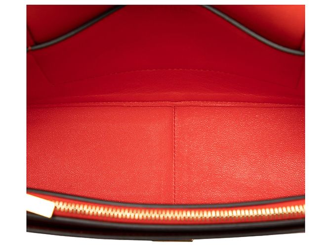 Céline Borsa a spalla in pelle arancione Celine - vista 5