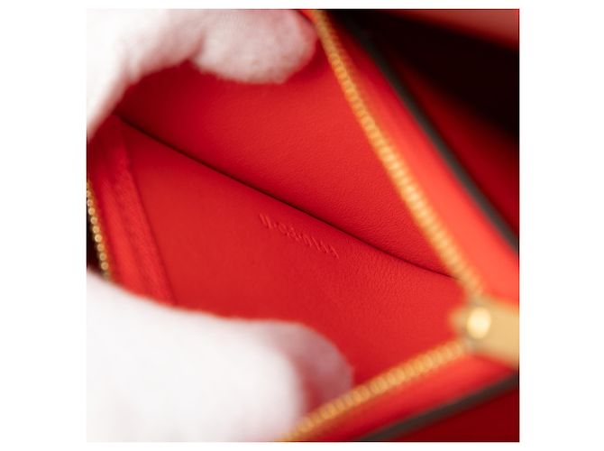 Céline Borsa a spalla in pelle arancione Celine - vista 6