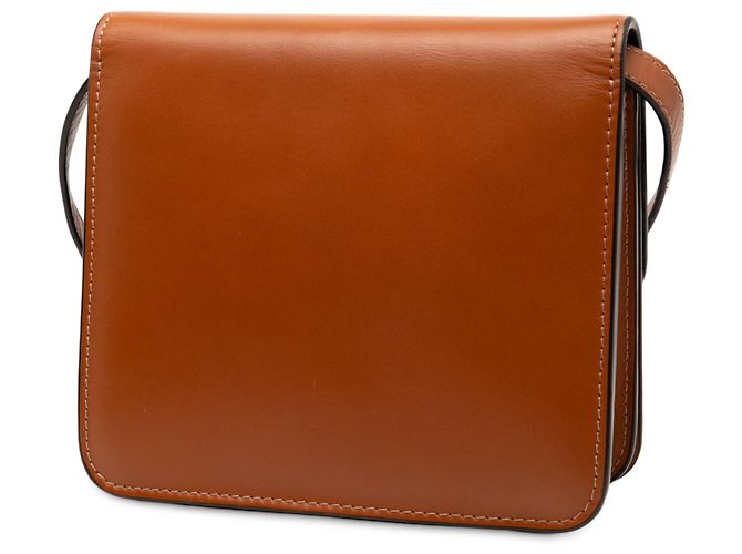 Borsa a tracolla in pelle marrone con cristalli Fab di Fendi - vista 2