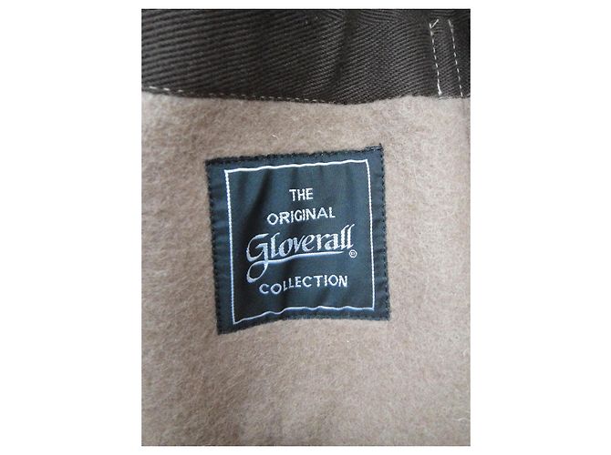 Cappotto duffle Gloverall beige in lana - vista 2