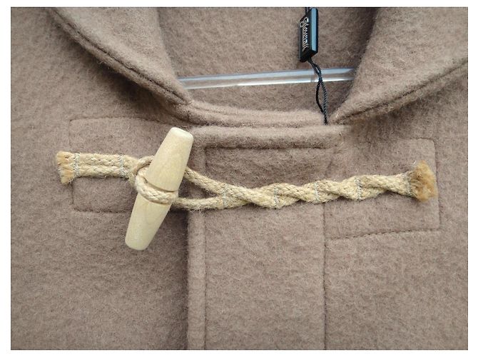 Cappotto duffle Gloverall beige in lana - vista 6