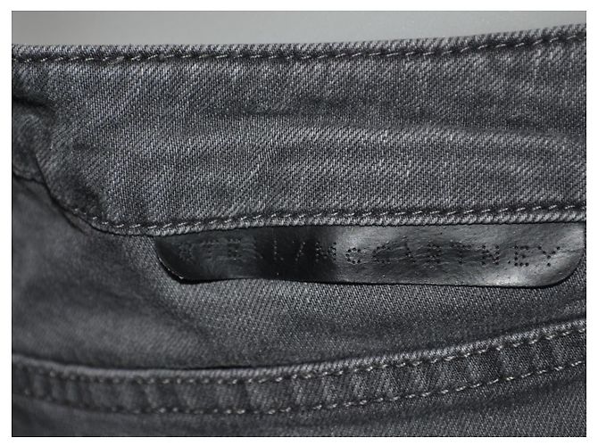 Stella Mc Cartney Jeans slim Stella McCartney grises de algodón talla 42 - vista 4