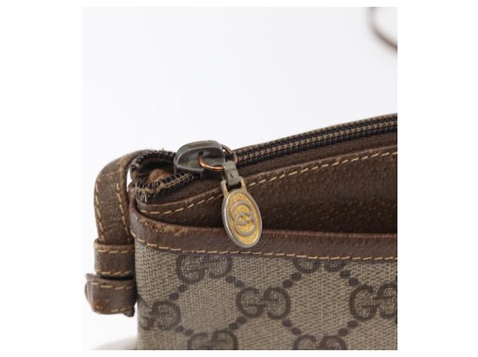 Gucci Borsa a Spalla GG Supreme PVC Beige Oro 904 02 020 Auth ep12554 D'oro - vista 10