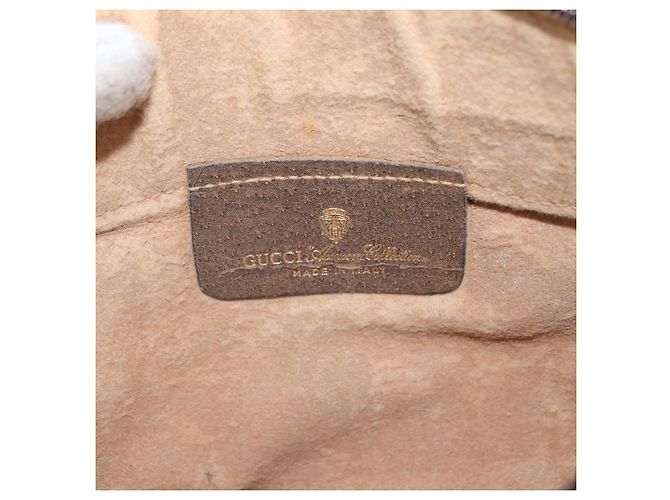 Gucci Borsa a Spalla GG Supreme PVC Beige Oro 904 02 020 Auth ep12554 D'oro - vista 18