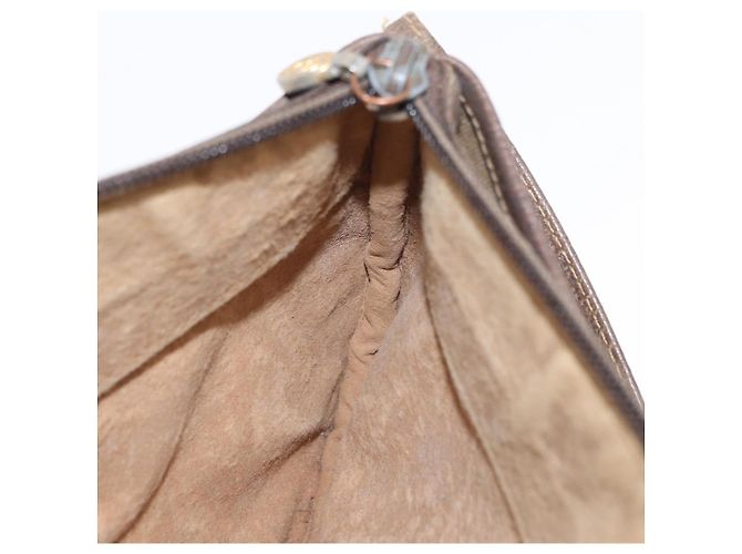 Gucci Borsa a Spalla GG Supreme PVC Beige Oro 904 02 020 Auth ep12554 D'oro - vista 19
