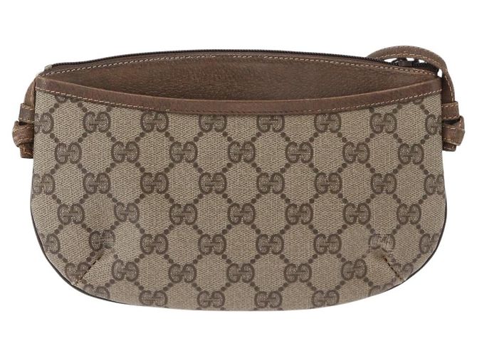 Gucci Borsa a Spalla GG Supreme PVC Beige Oro 904 02 020 Auth ep12554 D'oro - vista 2