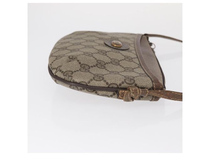 Gucci Borsa a Spalla GG Supreme PVC Beige Oro 904 02 020 Auth ep12554 D'oro - vista 3