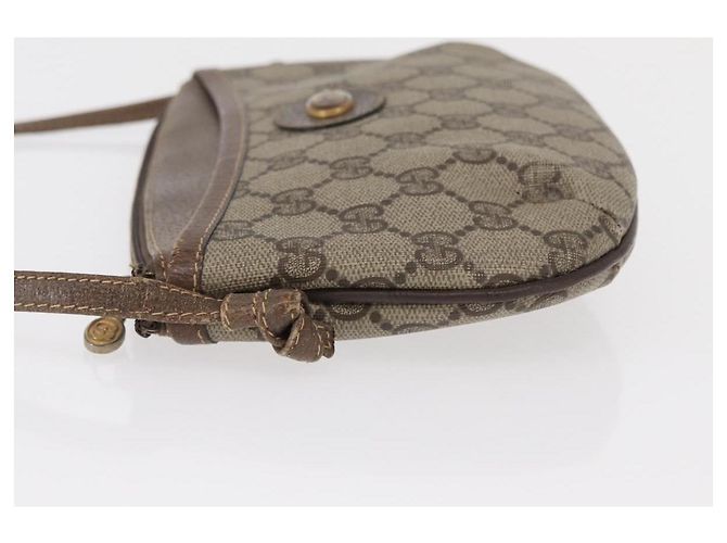 Gucci Borsa a Spalla GG Supreme PVC Beige Oro 904 02 020 Auth ep12554 D'oro - vista 4