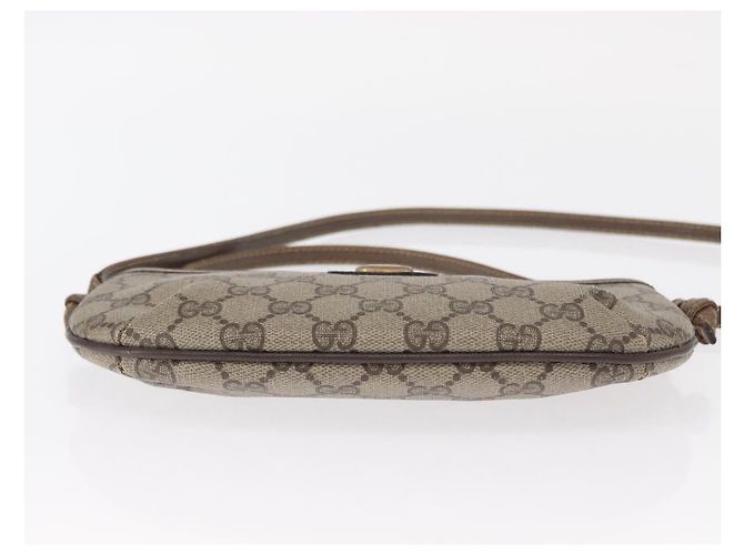 Gucci Borsa a Spalla GG Supreme PVC Beige Oro 904 02 020 Auth ep12554 D'oro - vista 5