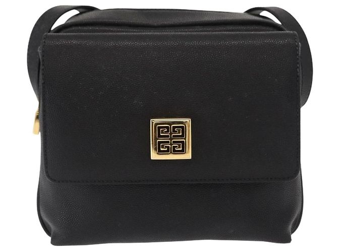 Borsa a Spalla GIVENCHY in Pelle Nera Oro Auth 153738 Nero D'oro - vista 13