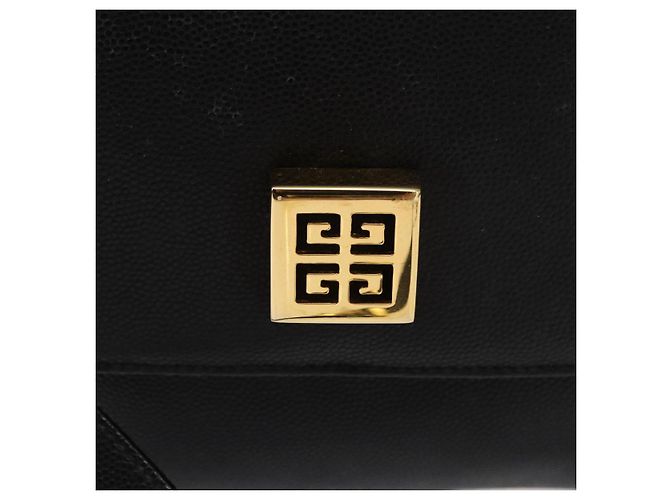 Borsa a Spalla GIVENCHY in Pelle Nera Oro Auth 153738 Nero D'oro - vista 17