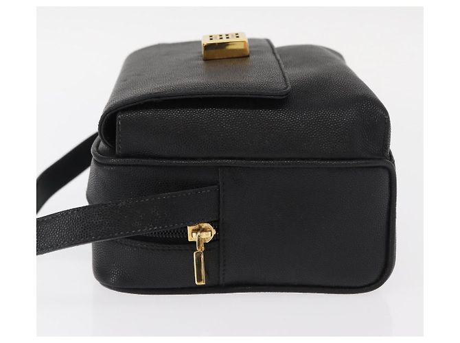 Borsa a Spalla GIVENCHY in Pelle Nera Oro Auth 153738 Nero D'oro - vista 4