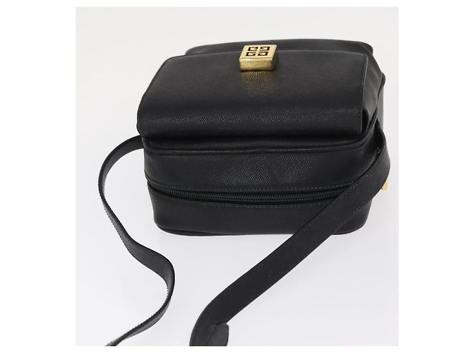 Borsa a Spalla GIVENCHY in Pelle Nera Oro Auth 153738 Nero D'oro - vista 6