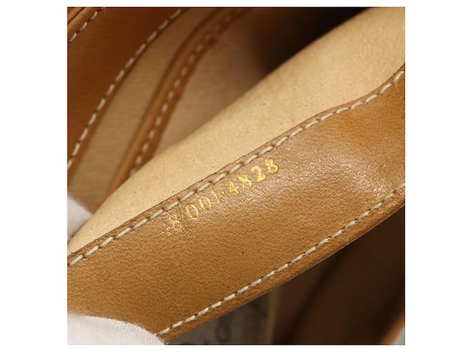 Gucci Borsa a Spalla Micro GG Supreme PVC Beige Oro Auth ep12497 D'oro - vista 12