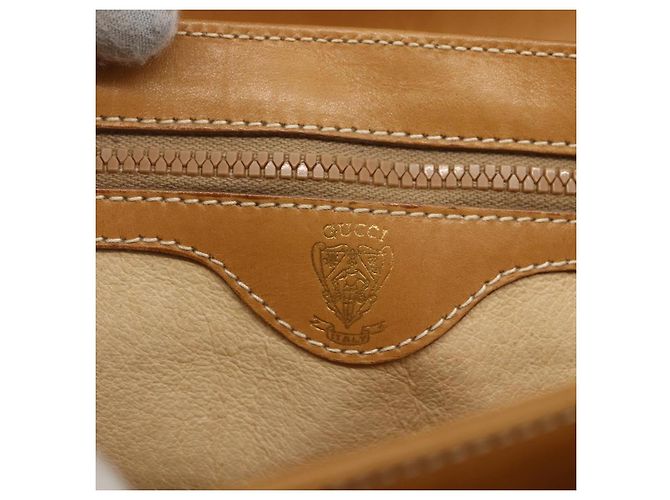 Gucci Borsa a Spalla Micro GG Supreme PVC Beige Oro Auth ep12497 D'oro - vista 17