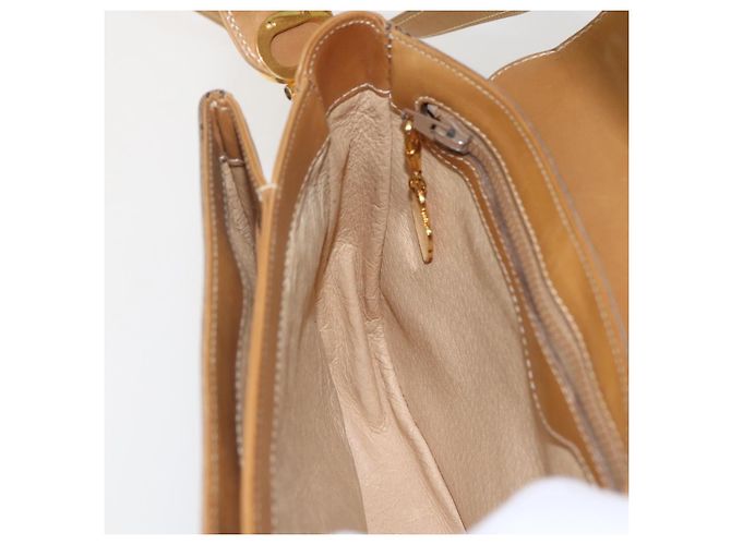 Gucci Borsa a Spalla Micro GG Supreme PVC Beige Oro Auth ep12497 D'oro - vista 20