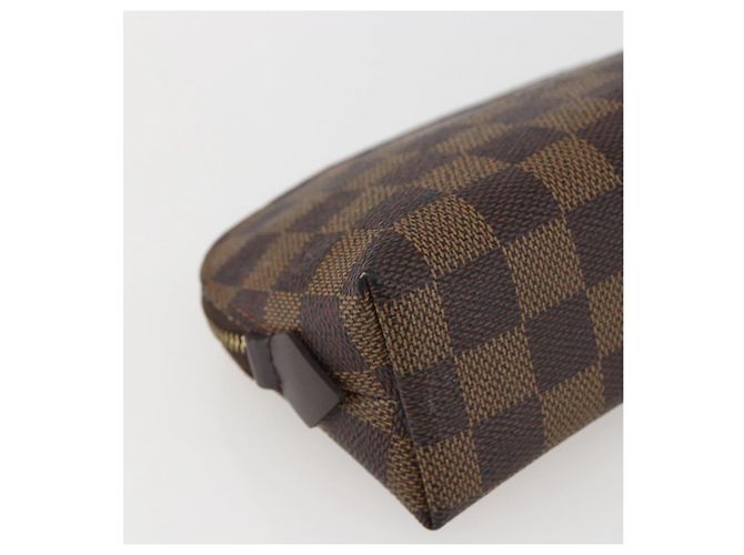 LOUIS VUITTON Pochette Cosmetica PM Damier Ebene N47516 Auth LV 157923 - vista 16