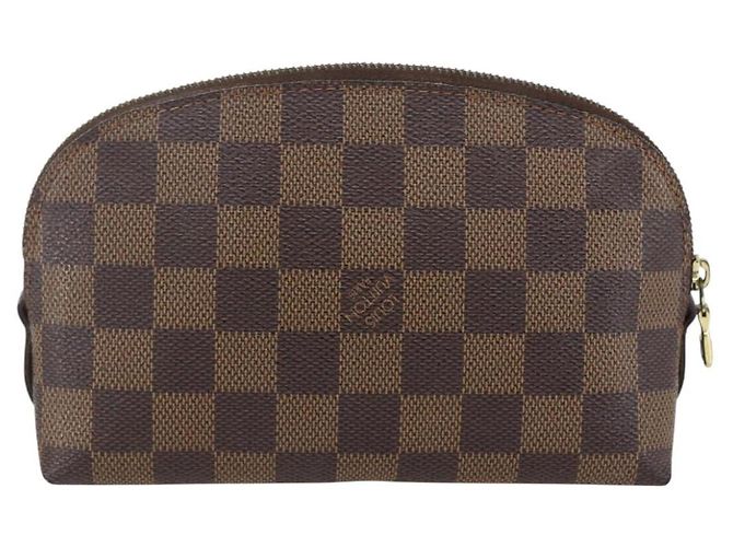 LOUIS VUITTON Pochette Cosmetica PM Damier Ebene N47516 Auth LV 157923 - vista 2