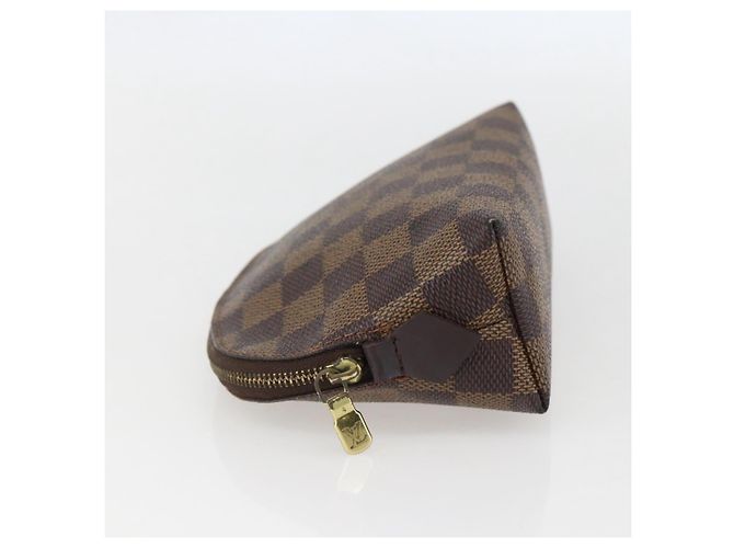 LOUIS VUITTON Pochette Cosmetica PM Damier Ebene N47516 Auth LV 157923 - vista 3