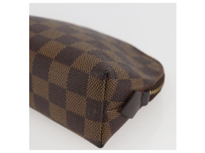 LOUIS VUITTON Pochette Cosmetica PM Damier Ebene N47516 Auth LV 157923 - vista 7
