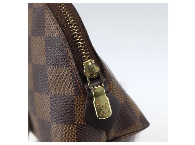 LOUIS VUITTON Pochette Cosmetica PM Damier Ebene N47516 Auth LV 157923 - vista 8