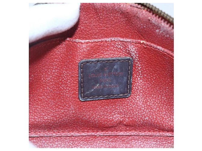 LOUIS VUITTON Pochette Cosmetica PM Damier Ebene N47516 Auth LV 157923 - vista 9