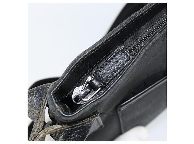 Borsa a Spalla GG Canvas Gucci Nera Argento 293572 Auth gh1400 Nero - vista 10