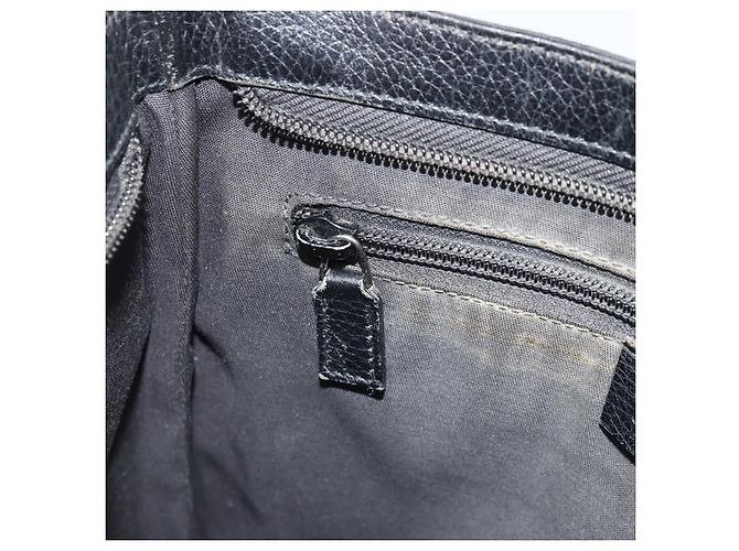 Borsa a Spalla GG Canvas Gucci Nera Argento 293572 Auth gh1400 Nero - vista 20