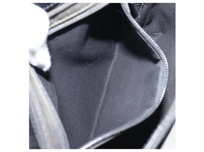 Borsa a Spalla GG Canvas Gucci Nera Argento 293572 Auth gh1400 Nero - vista 21