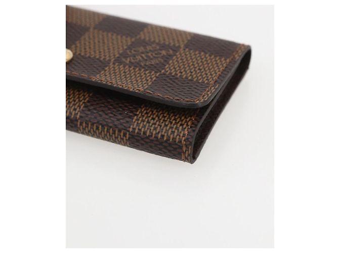 LOUIS VUITTON Damier Ebene Multicles 4 Key Case N62631 LV Auth 160340V - view 14