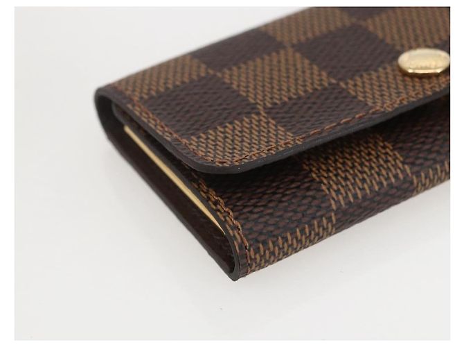 LOUIS VUITTON Damier Ebene Multicles 4 Key Case N62631 LV Auth 160340V - view 15