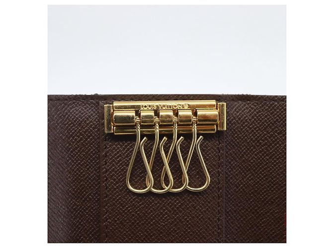 LOUIS VUITTON Damier Ebene Multicles 4 Key Case N62631 LV Auth 160340V - view 19