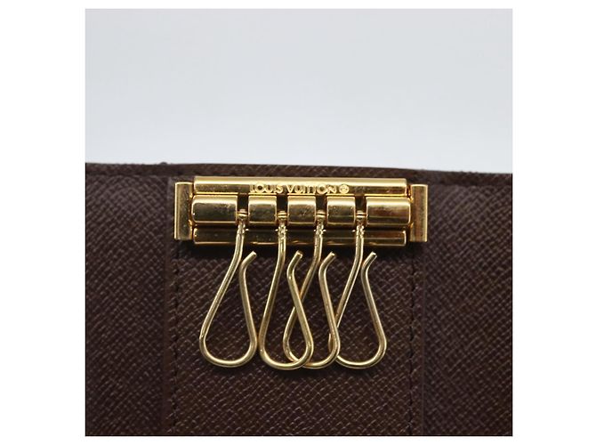LOUIS VUITTON Damier Ebene Multicles 4 Key Case N62631 LV Auth 160340V - view 9