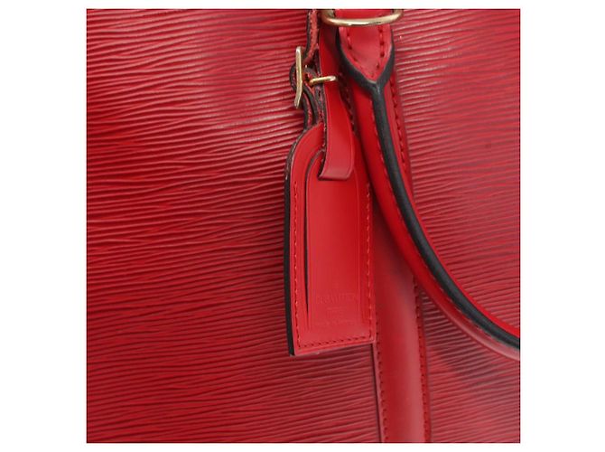 LOUIS VUITTON Epi Porta Documenti da Viaggio Borsa Business Rossa M54477 LV Auth 158635 Rosso - vista 17