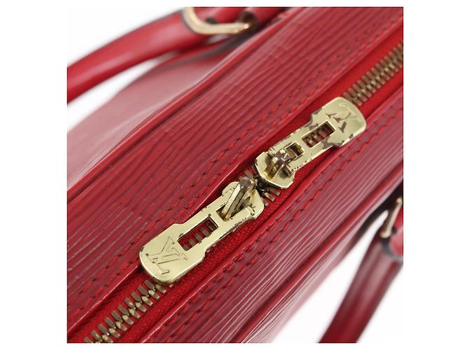 LOUIS VUITTON Epi Porta Documenti da Viaggio Borsa Business Rossa M54477 LV Auth 158635 Rosso - vista 18