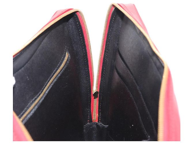 LOUIS VUITTON Epi Porta Documenti da Viaggio Borsa Business Rossa M54477 LV Auth 158635 Rosso - vista 20