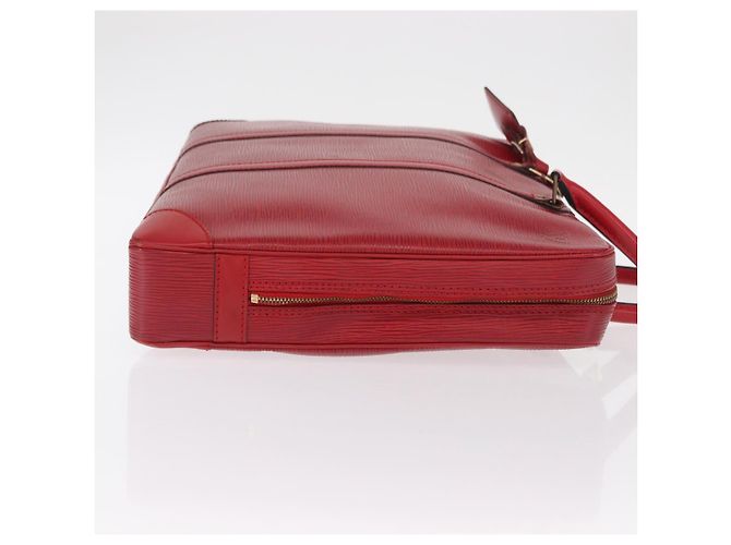 LOUIS VUITTON Epi Porta Documenti da Viaggio Borsa Business Rossa M54477 LV Auth 158635 Rosso - vista 3
