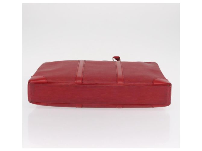 LOUIS VUITTON Epi Porta Documenti da Viaggio Borsa Business Rossa M54477 LV Auth 158635 Rosso - vista 5
