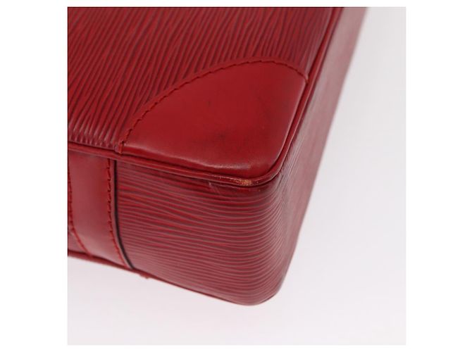LOUIS VUITTON Epi Porta Documenti da Viaggio Borsa Business Rossa M54477 LV Auth 158635 Rosso - vista 9