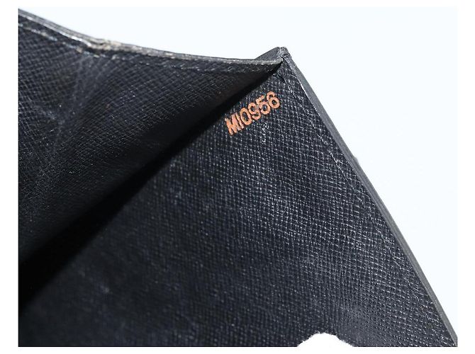 LOUIS VUITTON Epi Serie Dragonne Clutch Bag Nero M52612 LV Auth 160670 - vista 12