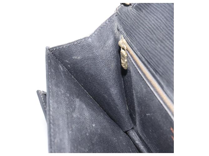 LOUIS VUITTON Epi Serie Dragonne Clutch Bag Nero M52612 LV Auth 160670 - vista 20