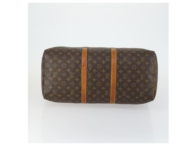 LOUIS VUITTON Borsa Boston Monogram Keepall 50 M41426 LV Auth 155038 Monogramma - vista 5