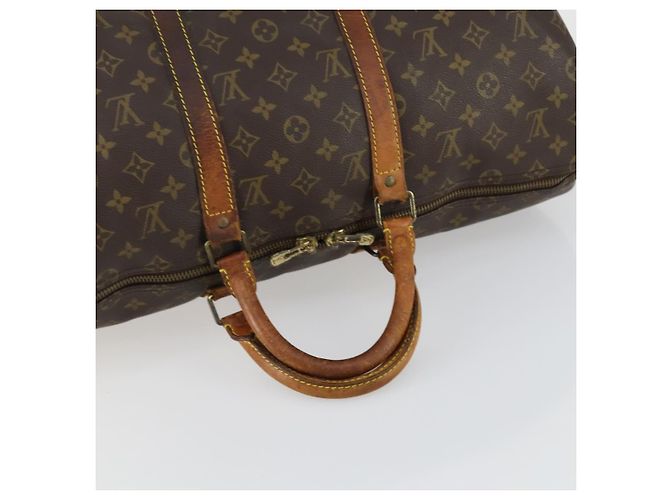 LOUIS VUITTON Borsa Boston Monogram Keepall 50 M41426 LV Auth 155038 Monogramma - vista 7