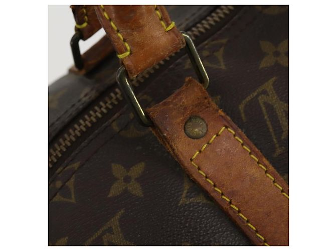 LOUIS VUITTON Borsa Boston Monogram Keepall 50 M41426 LV Auth 155038 Monogramma - vista 9