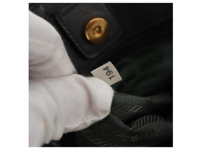 PRADA Borsa a Mano Nylon 2 vie Kaki Oro Auth bs31881 D'oro Cachi - vista 12