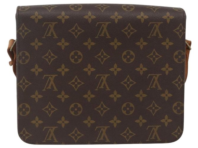 LOUIS VUITTON Borsa a Spalla Monogram Cartouchiere GM M51252 LV Auth ka1179 Monogramma - vista 2