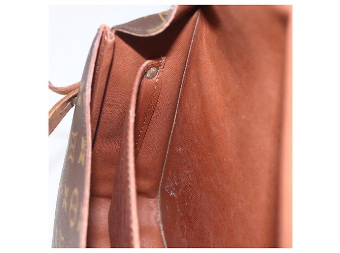 LOUIS VUITTON Borsa a Spalla Monogram Cartouchiere GM M51252 LV Auth ka1179 Monogramma - vista 21
