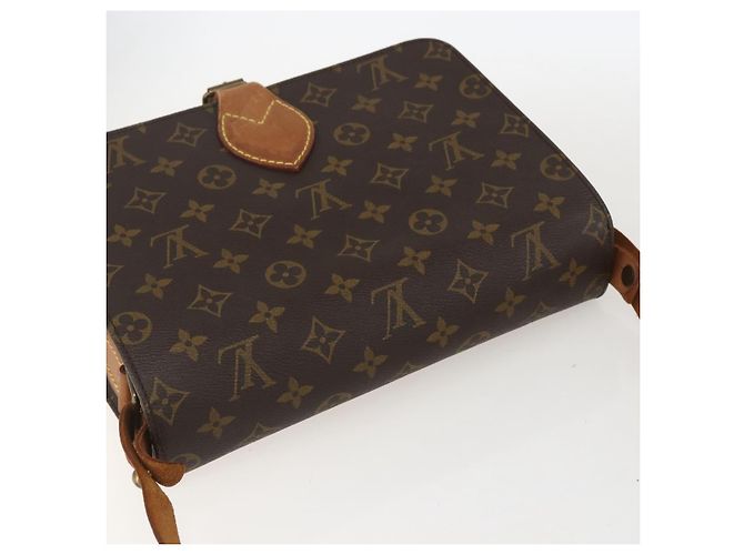 LOUIS VUITTON Borsa a Spalla Monogram Cartouchiere GM M51252 LV Auth ka1179 Monogramma - vista 6