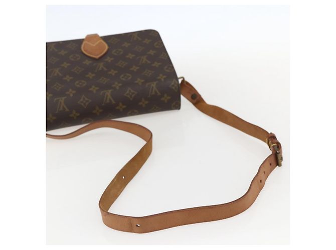 LOUIS VUITTON Borsa a Spalla Monogram Cartouchiere GM M51252 LV Auth ka1179 Monogramma - vista 7